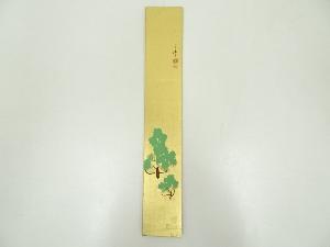 JAPANESE ART / TANZAKU HAND PAINTED / PINE TREE 